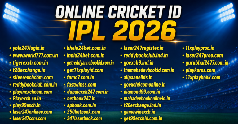 Online Cricket ID (IPL 2026) – Top 38 Trusted Betting ID Providers in India